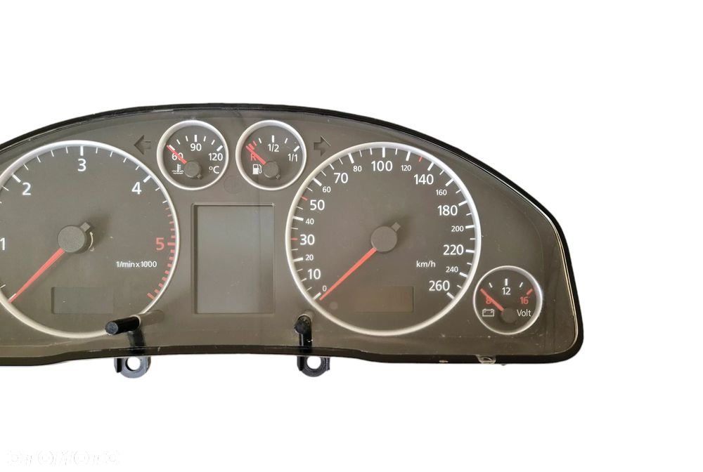 LICZNIK ZEGAR EU CZERWONY FIS AUDI A6 C5 AUTOMAT 1.9 TDI/ 2.5 TDI 110080128001 4B0920933G - 2