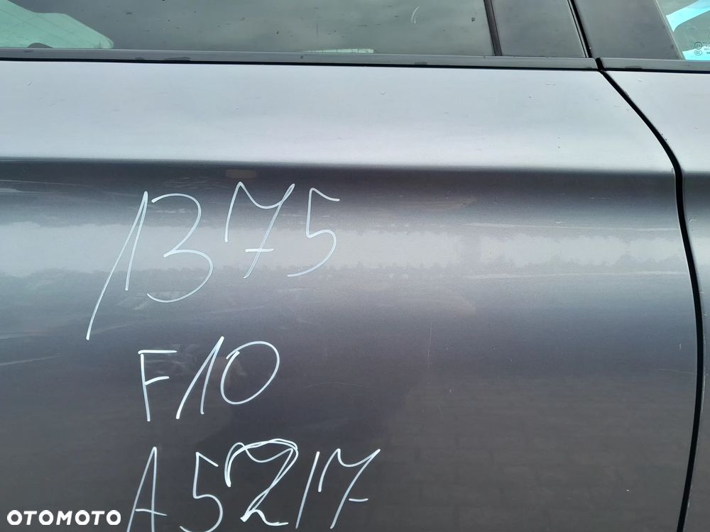 BMW F10 DRZWI PRAWE TYLNE PRAWY TYŁ KOLOR: A52/7 - 3