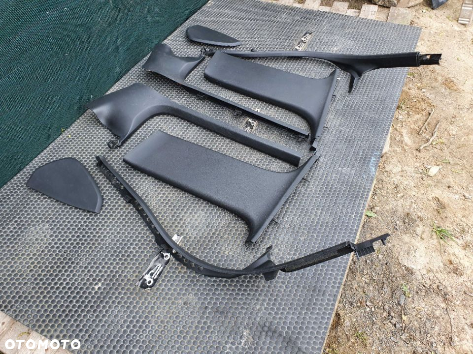 Oslona Slupka Progu Plastik Tapicerka Czarne Soul AUDI A4 B6 B7 - 4
