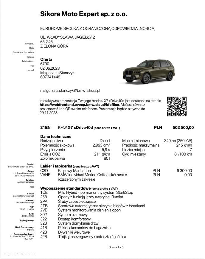 BMW X7 xDrive40d mHEV sport - 27