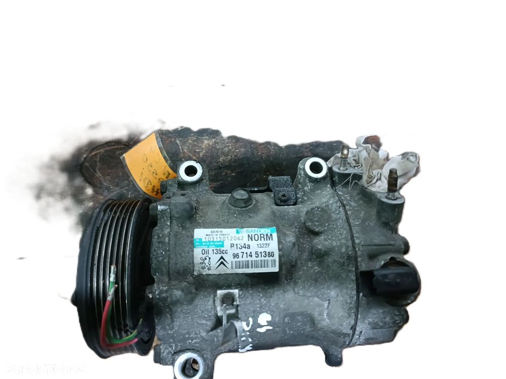 CITROEN C4 PICASSO I 06-13 2,0 HDI kompresor sprężarka klimatyzacji SANDEN 9671451380 * - 4