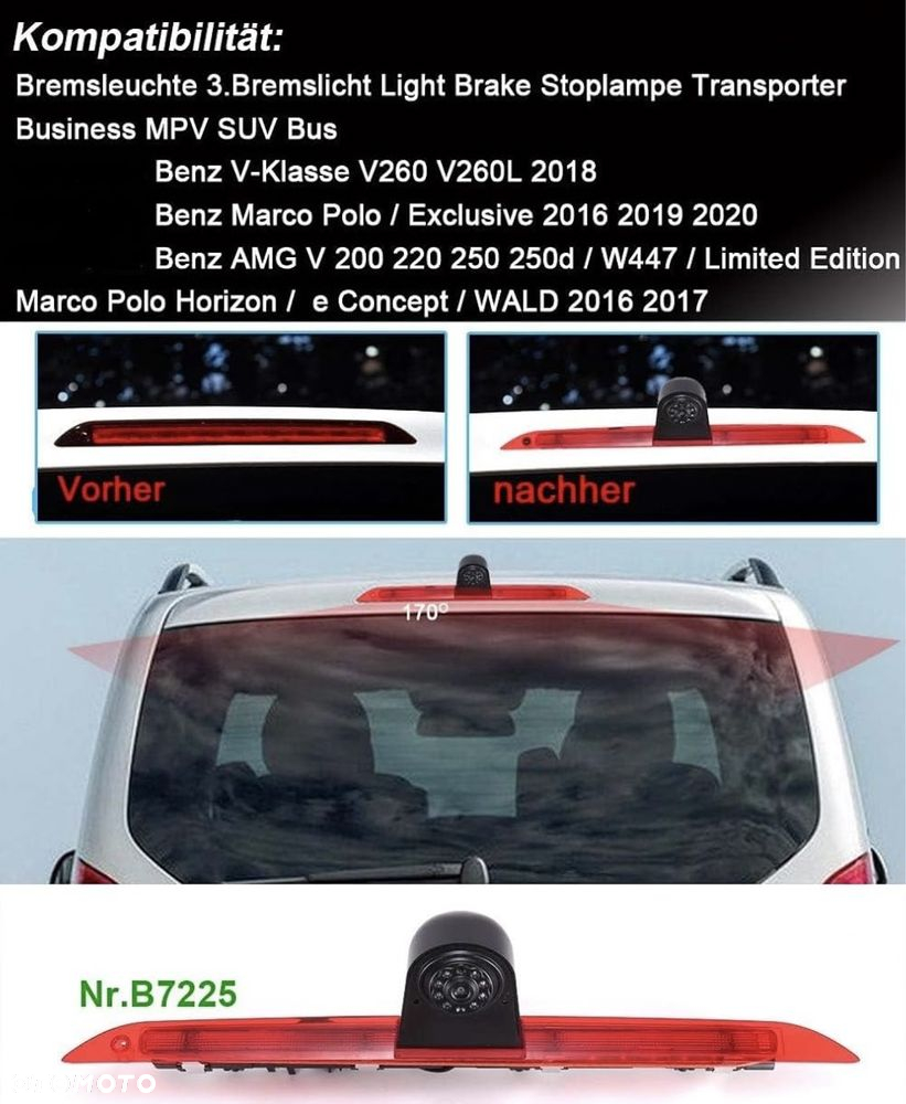 Światło stop + kamera cofania! Mercedes Benz V Klasa v260, V260L - 2