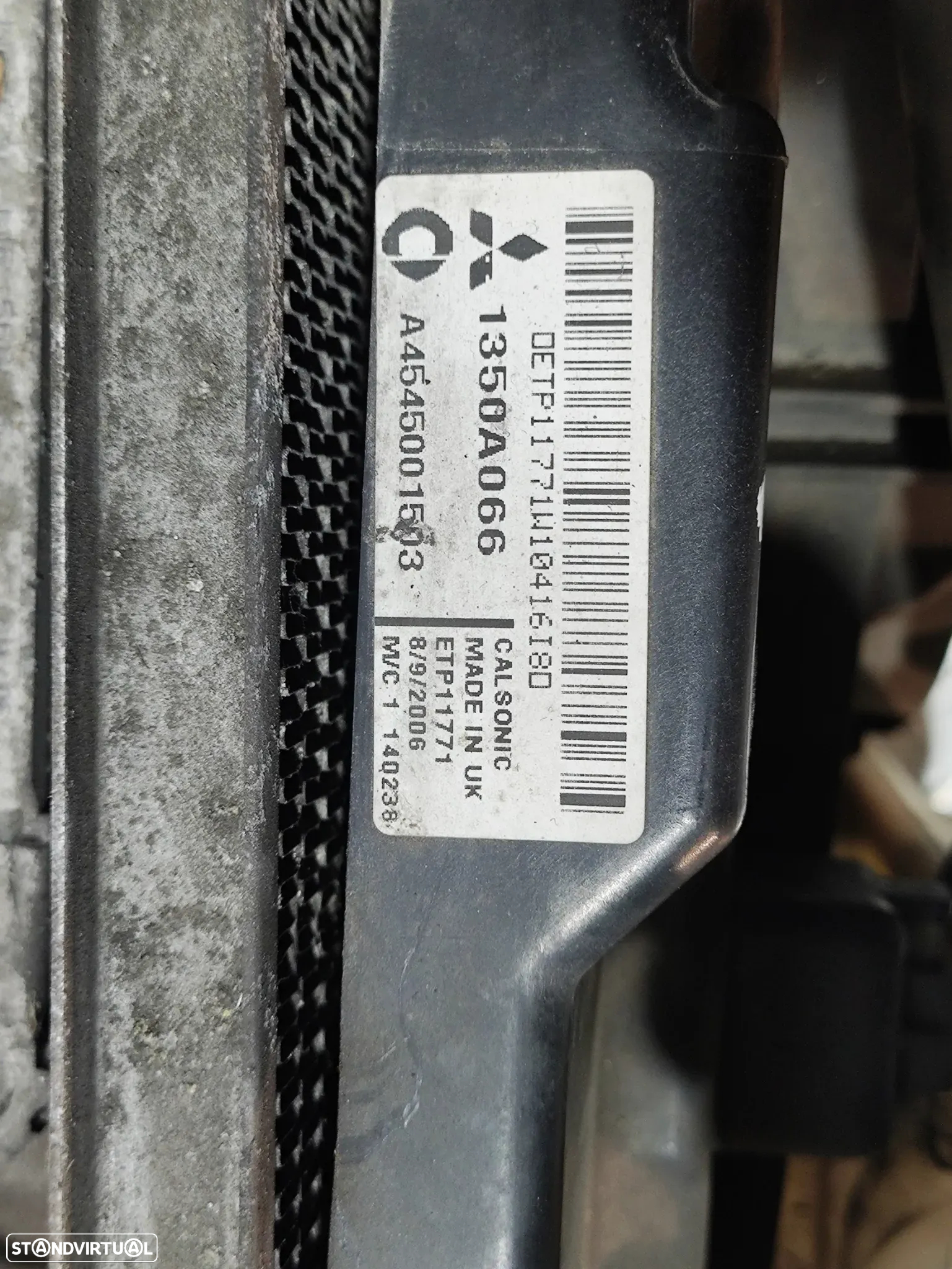 RADIADOR TERMOVENTILADOR DIESEL ORIGINAL MITSUBISHI COLT 6 VI MK6 1350A066 SMART FORFOUR - 6