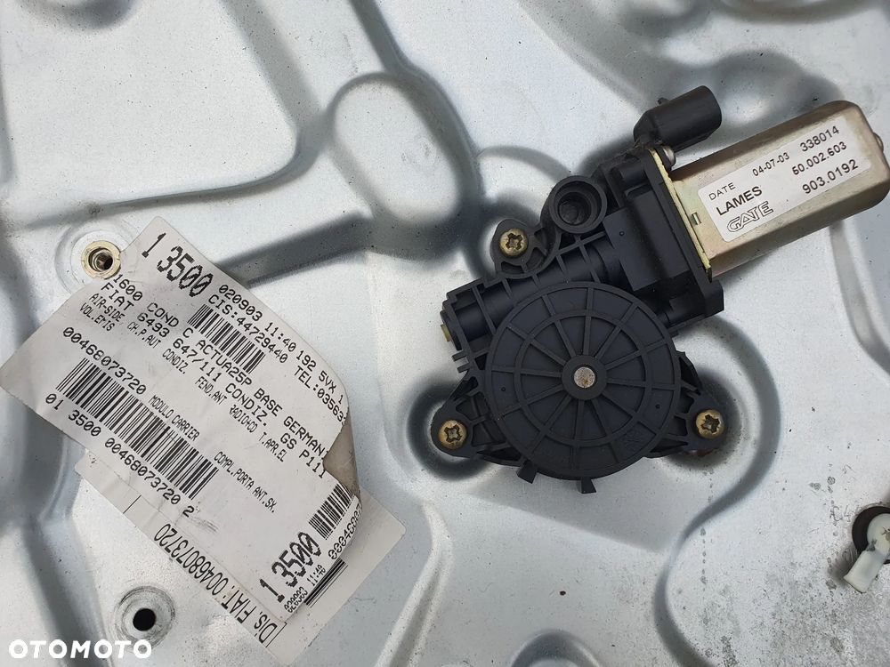 PODNOŚNIK SZYBY PRZÓD LEWY FIAT STILO 5D POSIADAM 2 SZT - 5