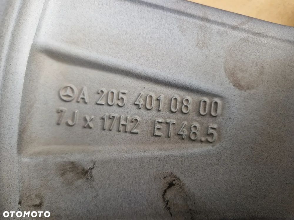 FELGA MERCEDES  C-KLASA W205 7Jx17H2 ET48,5, 5x112 - NOWA ORYGINALNA SZARY MAT - 10