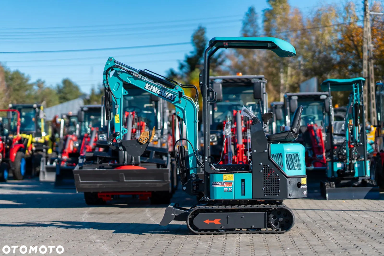 Kingway BAGGER 1000 Joistick Ramię Skrętne 1200kg 3 łyżki - 19