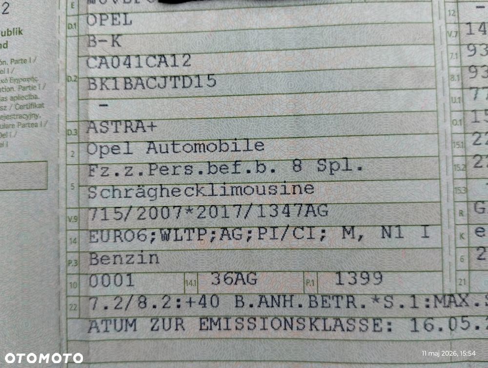 Opel Astra 1.4 Turbo Dynamic - 39