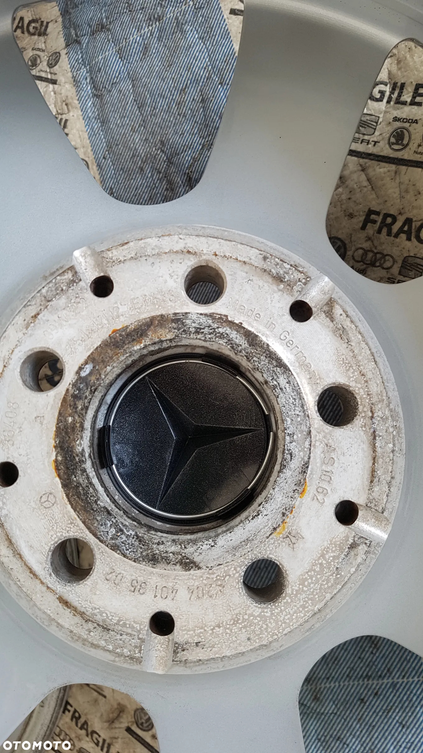 FELGI ALU ORYGINAŁ MERCEDES S Klasa 5X112 7,5JX17 ET47,5 - 12