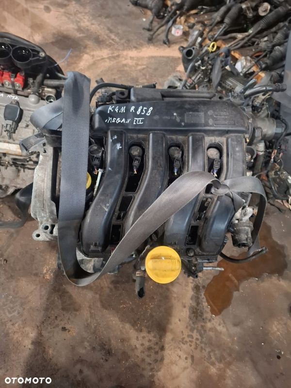 SILNIK RENAULT 1.6 K4M858 MEGANE III 1.6 16V K4MR858 KOMPLETNY Z OSPRZETEM - 1