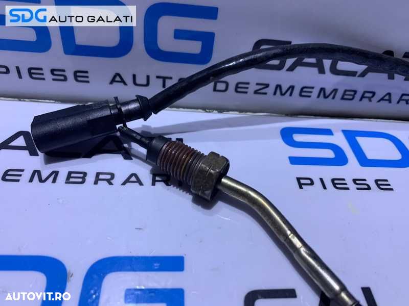 Sonda Senzor Temperatura Evacuare Gaze VW Golf 6 PLUS 1.6 TDI CAYB CAYC 2008 - 2014 Cod 03L906088BD 03L906088GP [B0060] - 6