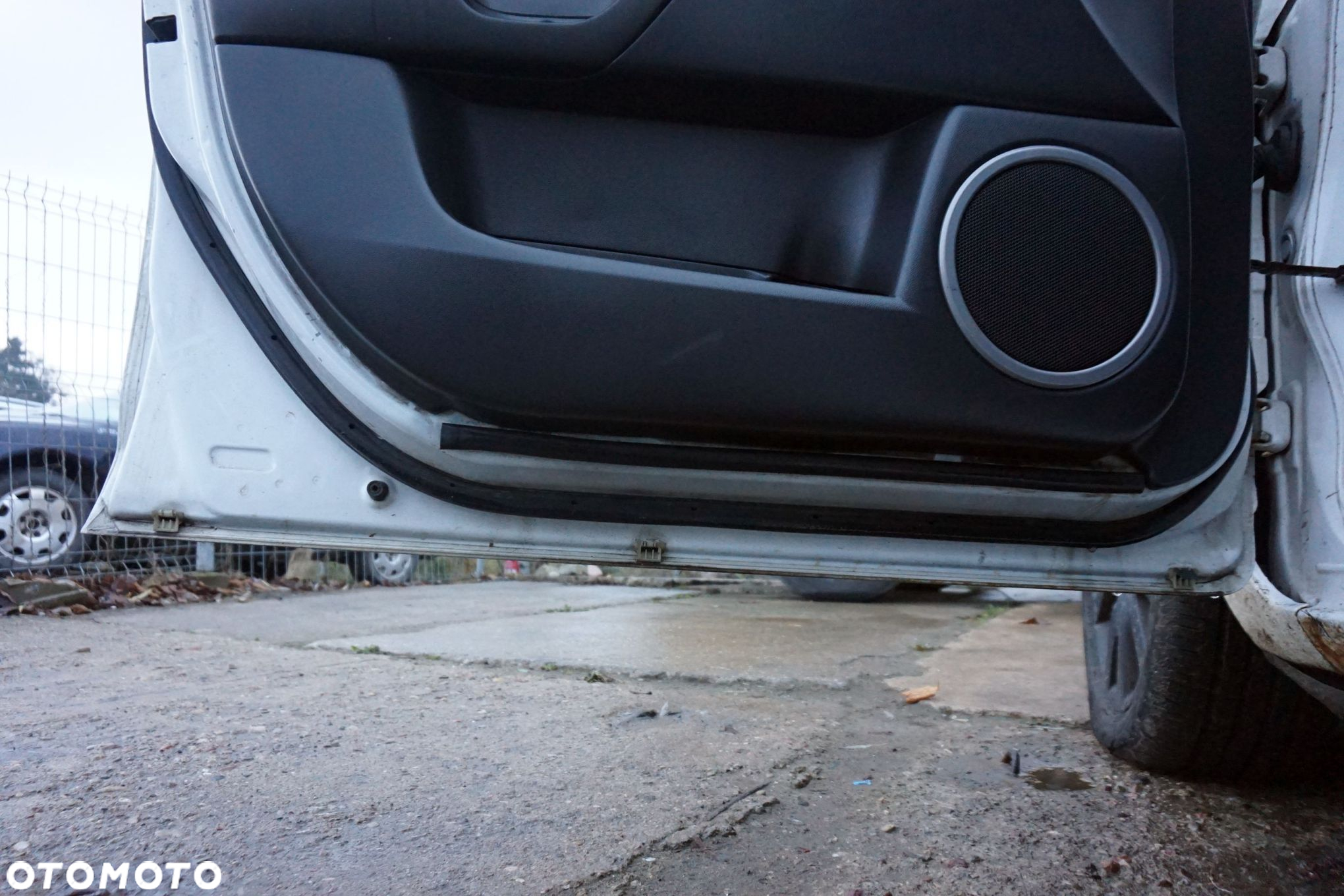 DRZWI PRZEDNIE LEWE 3 I BK LIFT 5D HB A4D  BIAŁY MAZDA 2006-2009 - 9