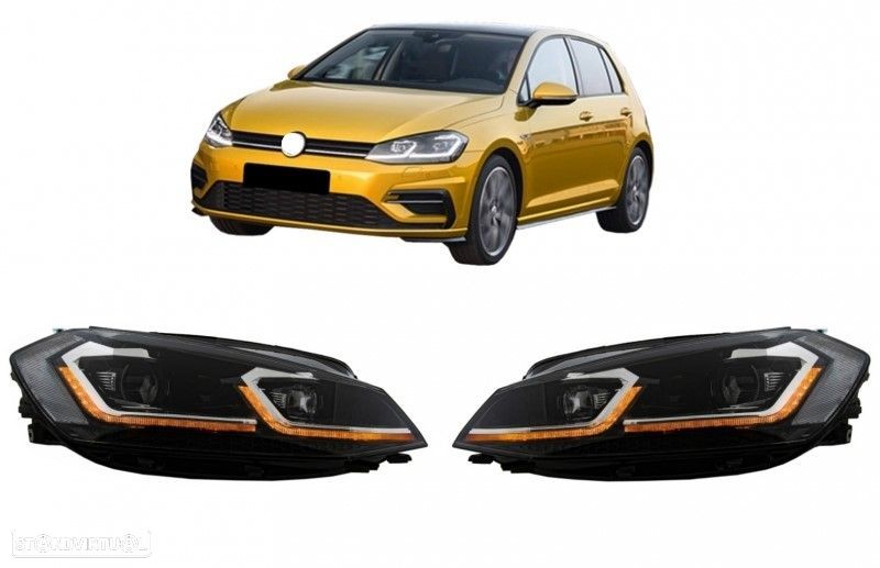 Faróis VW Golf 7.5 (2017 a 2020) Look GTI - 10