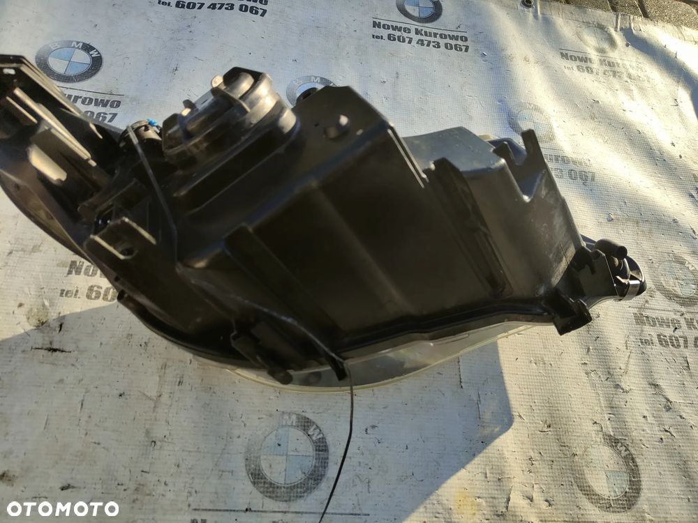BMW E60 E61 Lampa przednia lewa zwykła H7 przed lift - 10