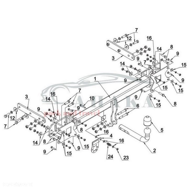 Hak Holowniczy Odkręcany Do Hyundai Tucson N Line Od 2019 - 3