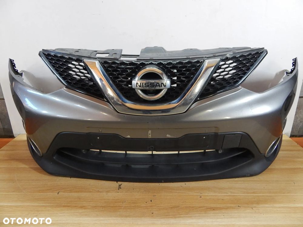 Zderzak przód atrapa kamera 4xPDC blis Nissan Qashqai J11 13-17 szary KAD Łuków części - 1