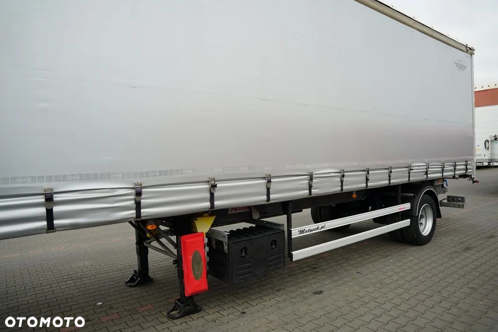 Fruehauf FIRANKA  11 M / OŚ SKRĘTNA / BLIŹNIAK / ZAWIESIE NA WÓZEK / MOCNA PODŁOGA - 10