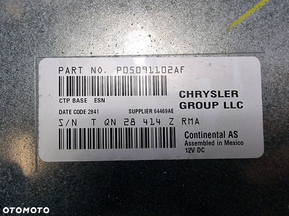 RADIO FIAT FREEMONT P05091102AF - 3