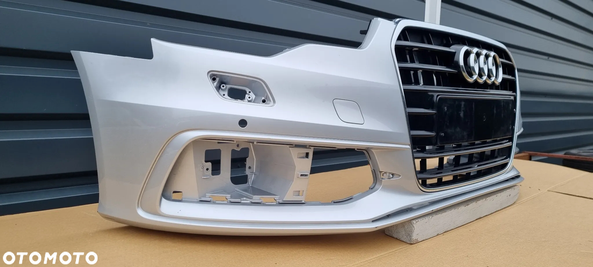 Audi A6 C7 S-LINE 11-14 zderzak przód oryginał MB343 - 7