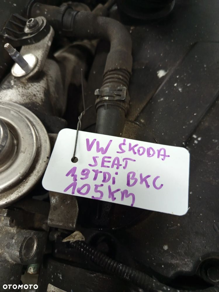 SILNIK AUDI A3 II 8P SKODA OCTAVIA II 1.9 TDI 105KM BKC - 2