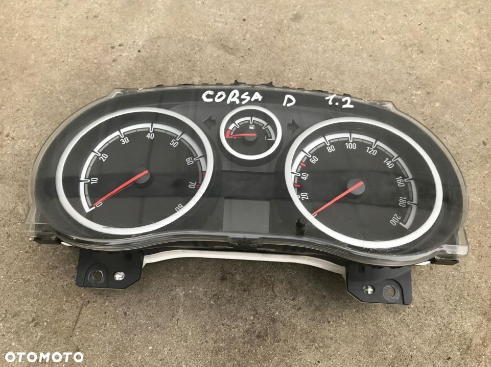 Licznik Opel Corsa D zegary obrotomierz 1303304 1344277 P0013252141 - 2