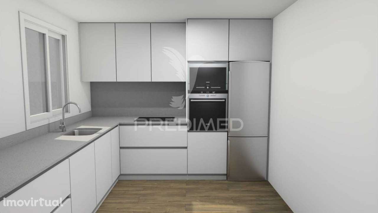 Fantástico apartamento T2 novo e moderno com excelente exposição solar - Grande imagem: 2/5