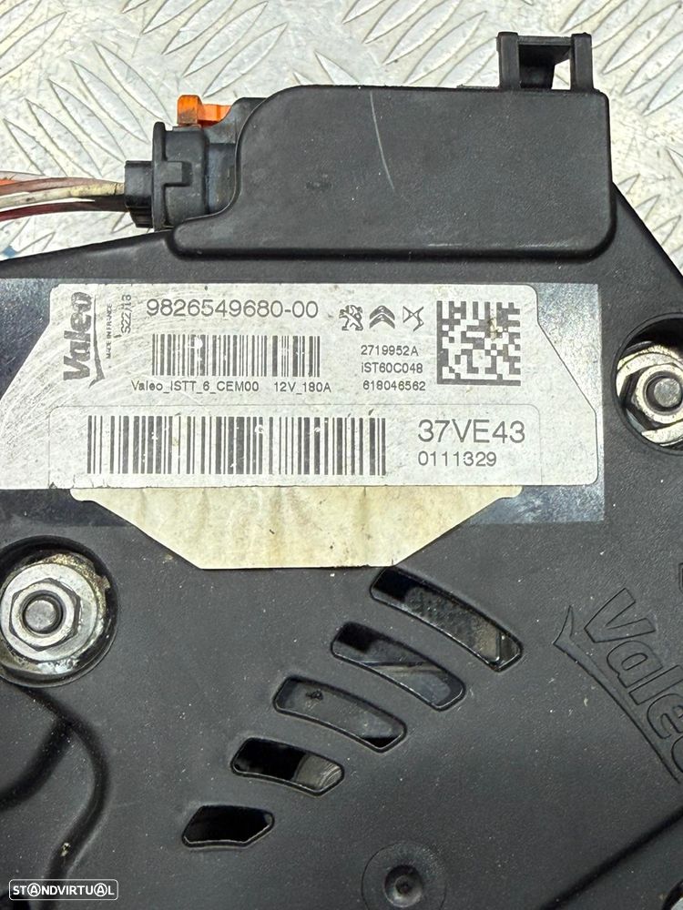 Alternador Peugeot/Citroen 1.6 BlueHDi Ref: 9826549680-00 - 5