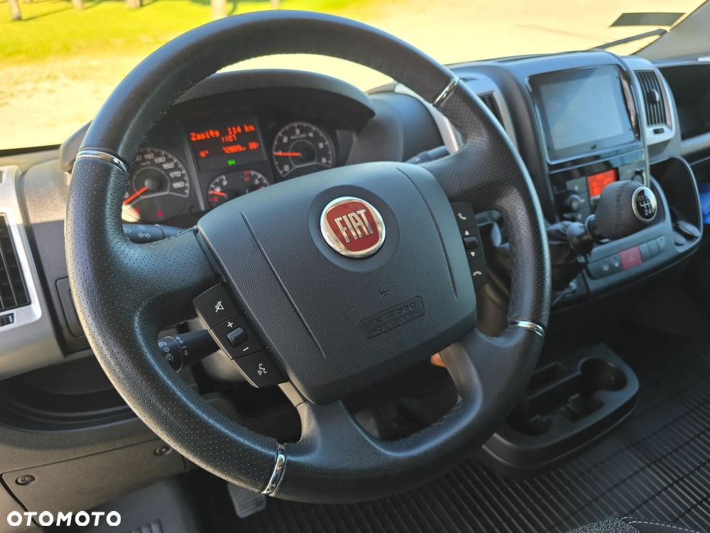 Fiat DUCATO MAXI L4H3 7-OSOBOWY+1085Kg ŁADOWNOŚĆ SILNIK 2,3 IVECO POWER 180KM 72 Tyś Km SERWIS DO OSTATNIEGO km SALON PL STAN JAK NOWY BOGATA OPCJA WYPOSAŻENIA - 23