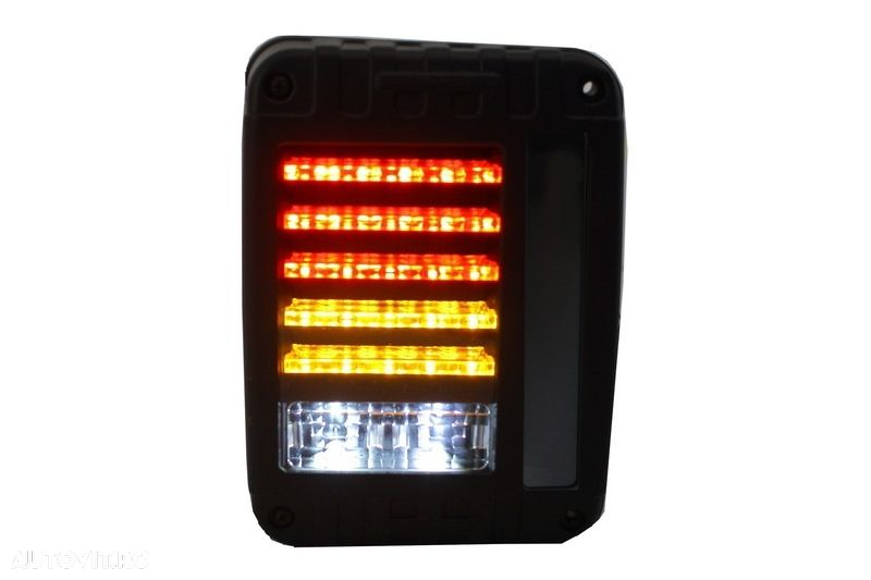 Stopuri Full LED compatibil cu JEEP Wrangler / Rubicon JK (2007-2017) - 2