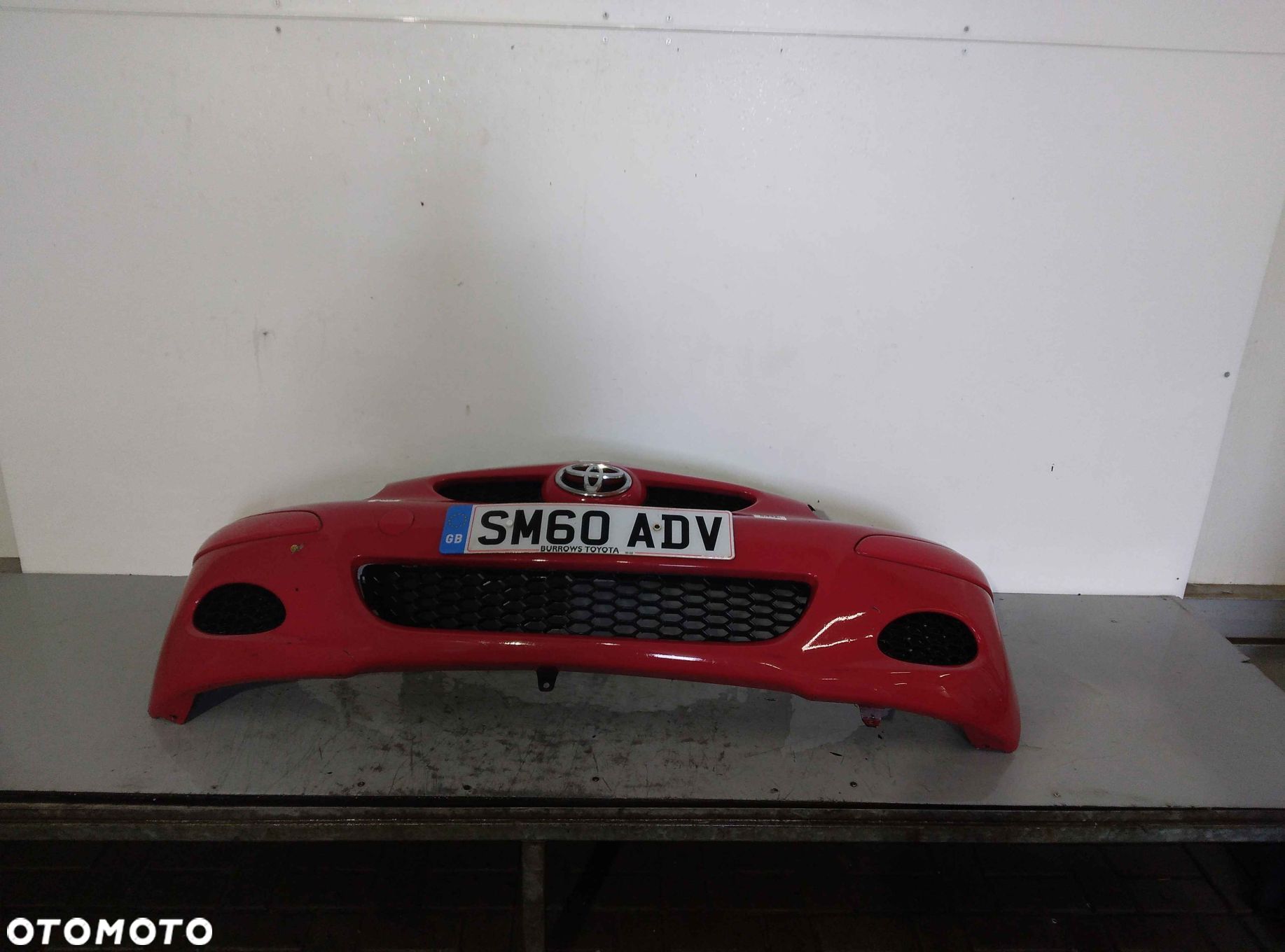 + ZDERZAK PRZÓD PRZEDNI TOYOTA AYGO LIFT FL 3P0 CZERWONY - 1