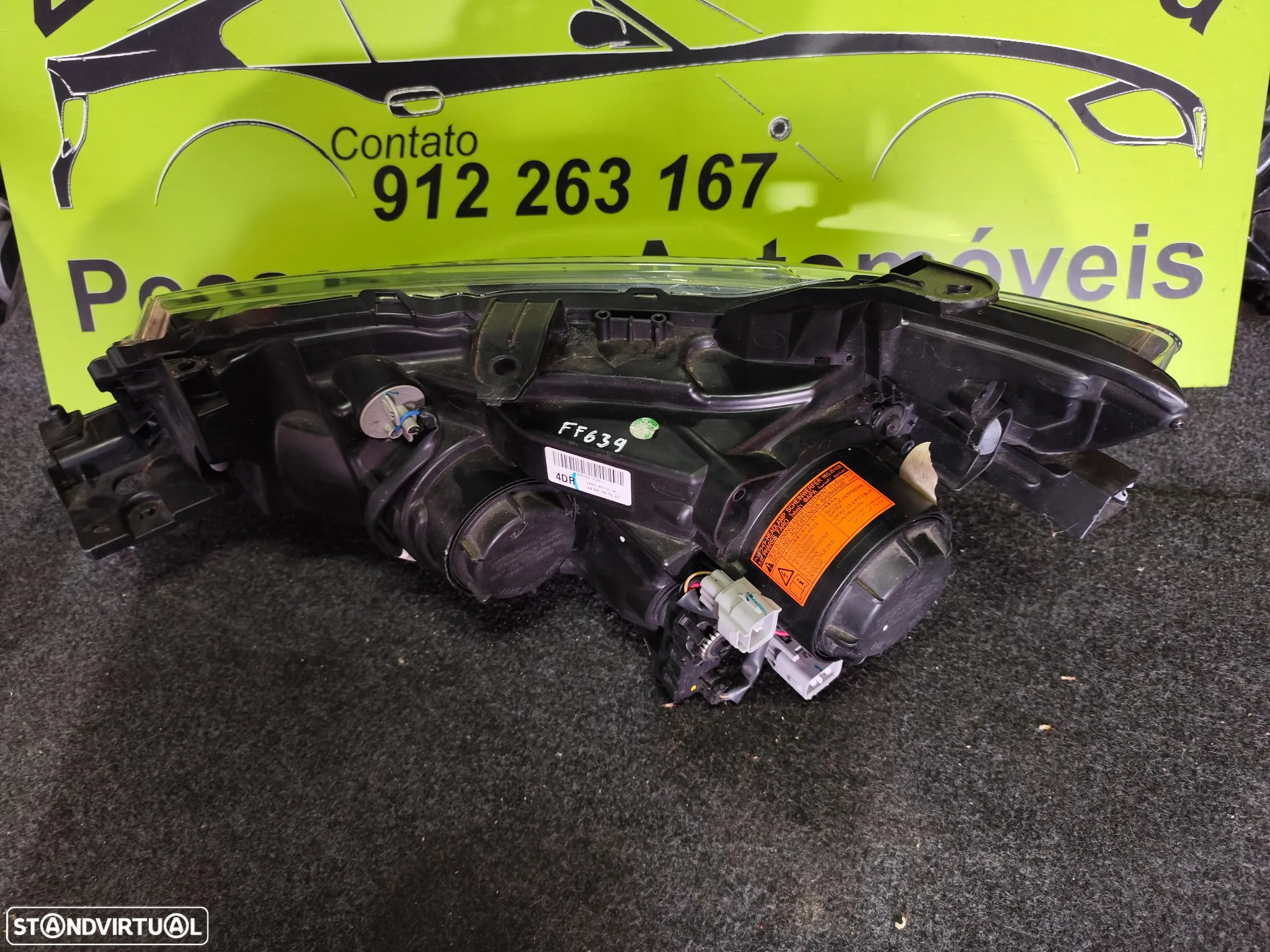 MITSUBISHI OUTLANDER FAROL XENON DIREITO - FF369 - 7