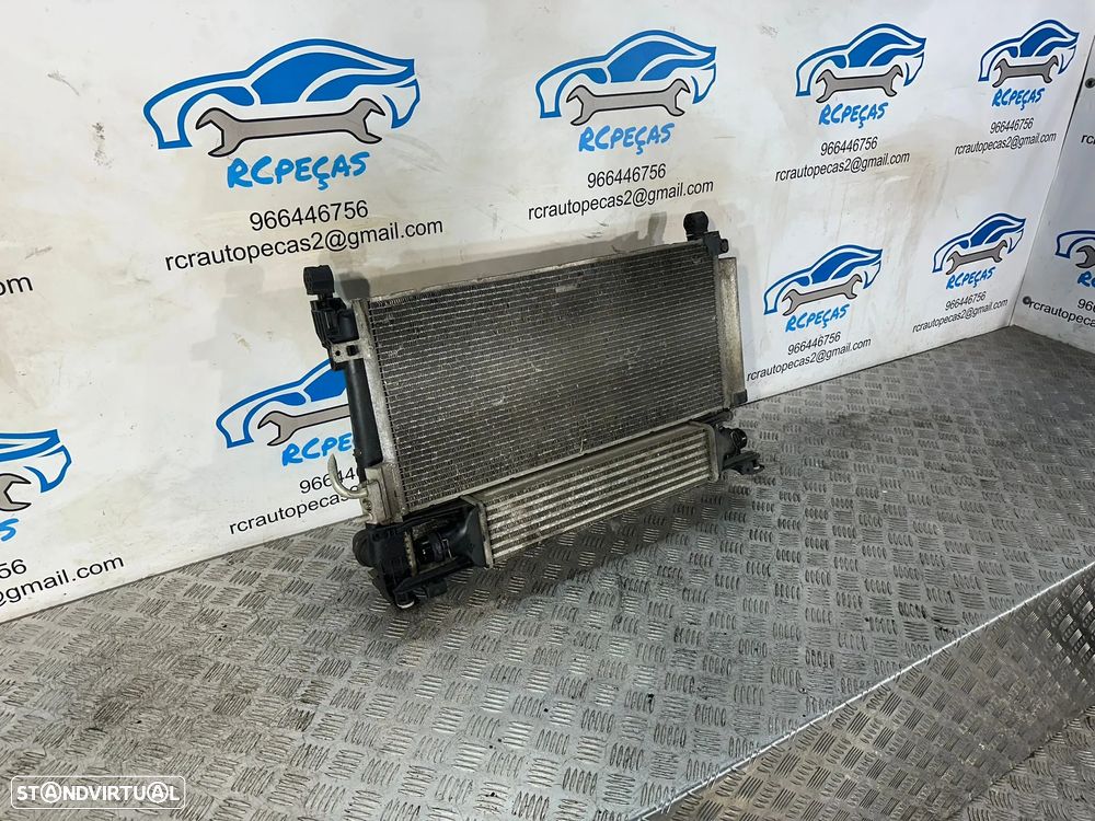 Conjunto Radiadores Agua Intercooler Original Opel Corsa D Z13DTJ 1.3 CDTi Diesel - 3