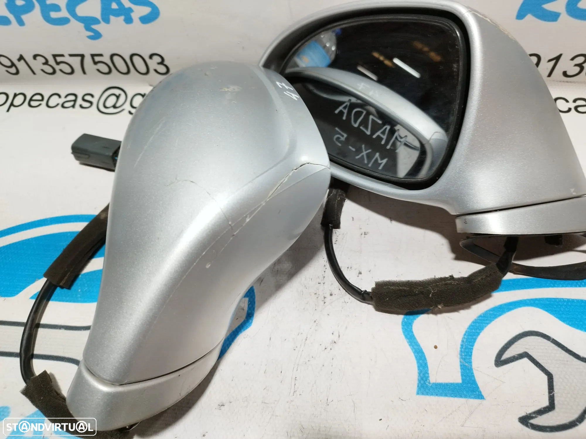 ESPELHO RETROVISOR ESQUERDO DIREITO MX5 MX-5 MX 5 II 2 MK2.5 MIATA NB NC3369180GPZ NC3369180 NC3569120GSU NC3569120 ELETRICO AQUECIDO ESPELHOS RETROVISORES - 9