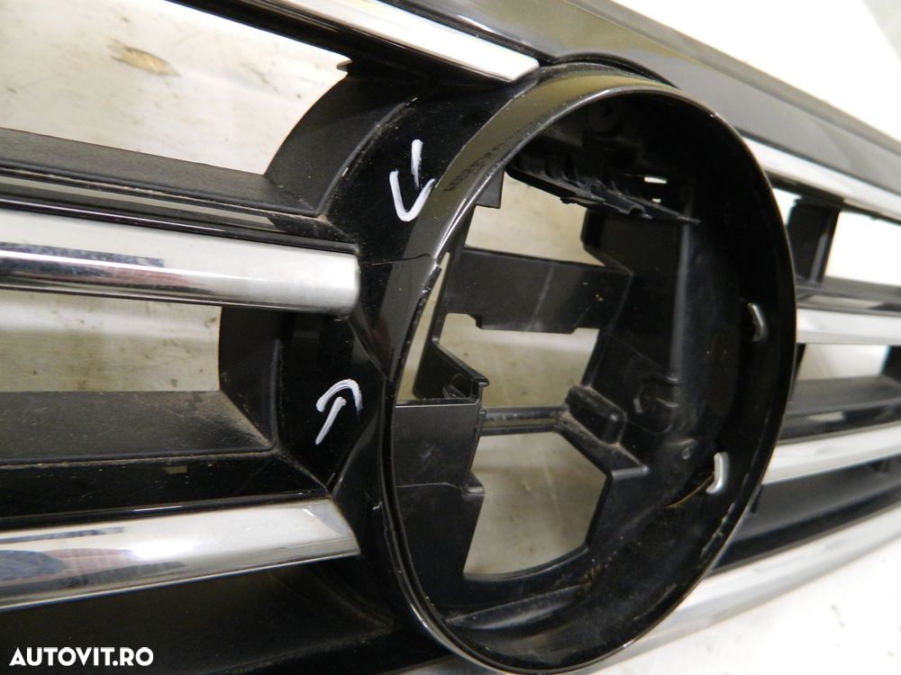 Grila radiator VW Passat B8 facelift, 2019, 2020, 2021, 2022, cod origine 3G0853653K. - 6