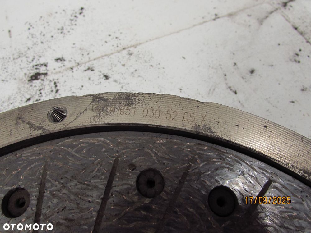 MERCEDES W204 2.2 CDI 651 12-15 SPRZEGLO KOLO DWUMASOWE TARCZA 9 mm DOCISK 6510305205 - 7