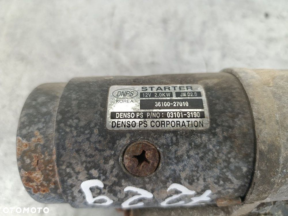 ROZRUSZNIK KIA SPORTAGE II 36100-27010 03101-3190  DENSO 2.0 CRDI - 6