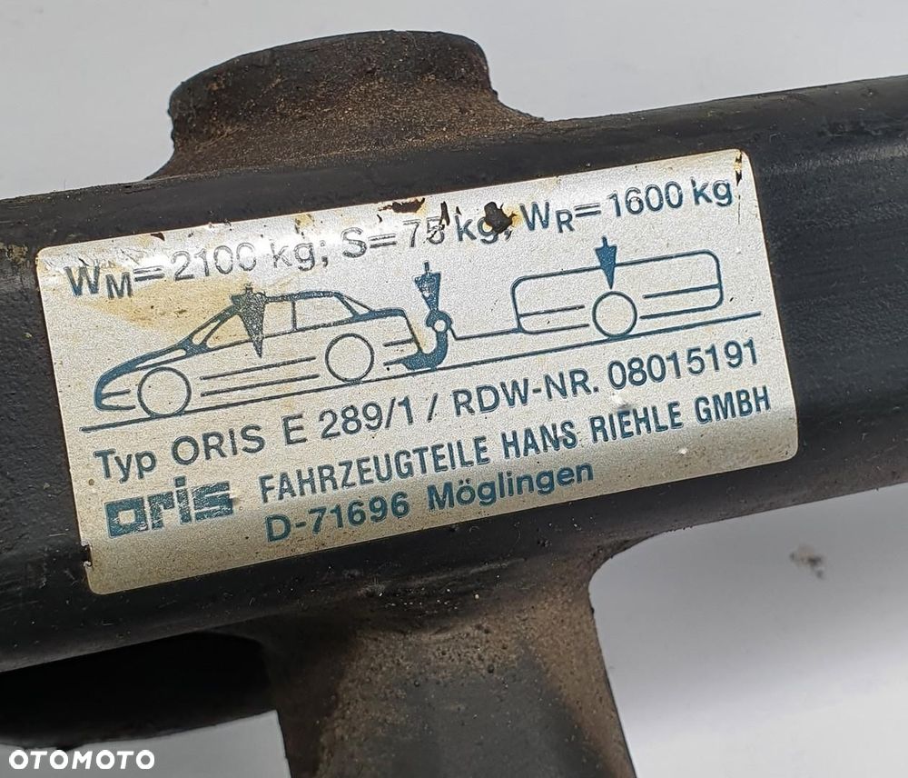 HAK HOLOWNICZY BELKA KULA MERCEDES W212 ORIS 08015191 - 7