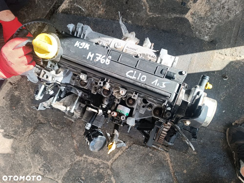 SILNIK SŁUPEK DIESEL POMPA K9KM768 82000423059A RENAULT CLIO 3 III 1.5 DCI - 1