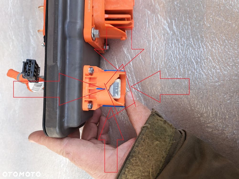 Connector Battery Złącze Wtyczka baterii Ford E-Transit Mustang Mach-E 2497514 LJ98-10B693-BD LJ9Z-7G276-B - 6