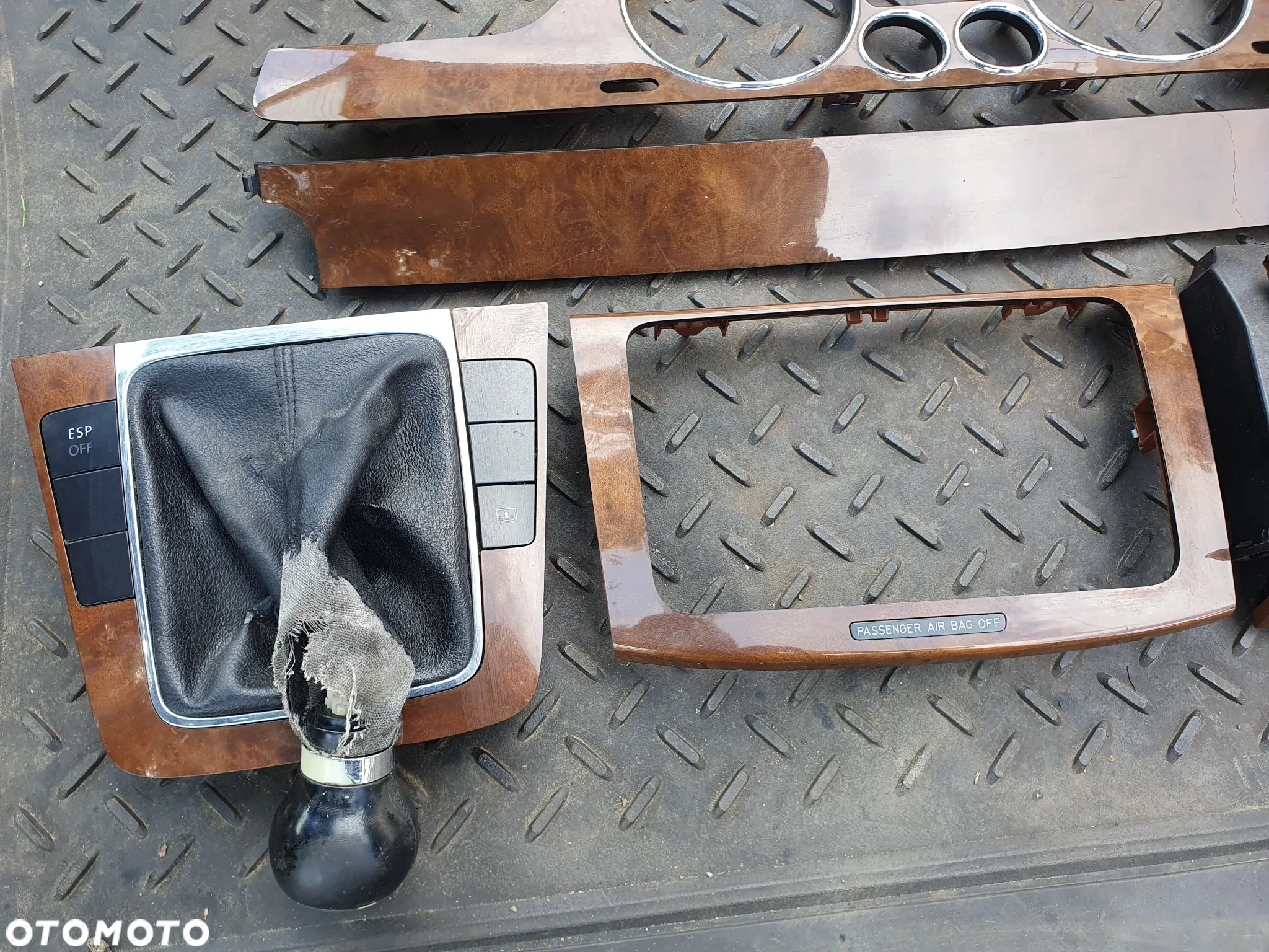 VW PASSAT B6 DEKOR KOMPLET DEKORÓW WNĘTRZA DREWNO - 8