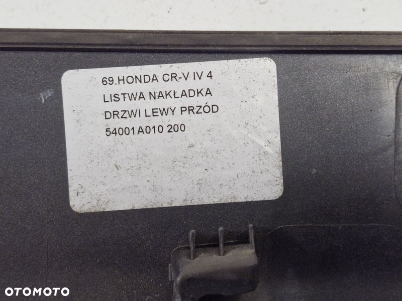 honda cr-v iv 4 listwa nakładka drzwi lewy przód 54001a010 - 13