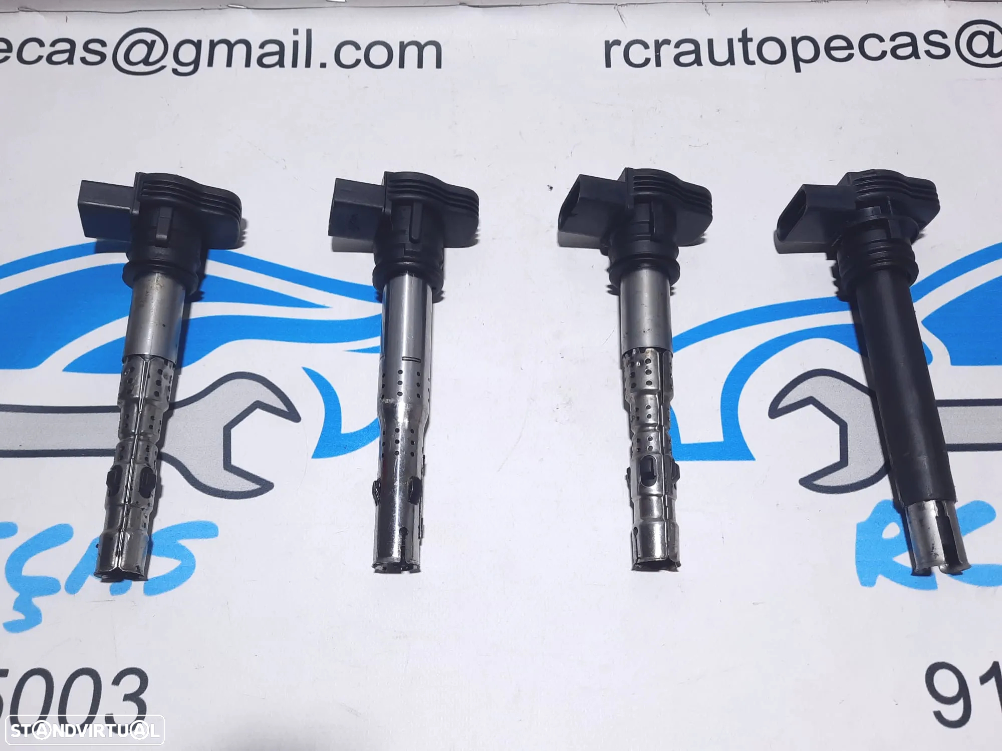 BOBINE BOBINES IGNIÇÃO CHAMADA BOSCH AUDI SEAT SKODA VOLKSWAGEN JETTA GOLF V MK5 2.0 TSI GTI 200CV 0221604115 06F905115F - 4