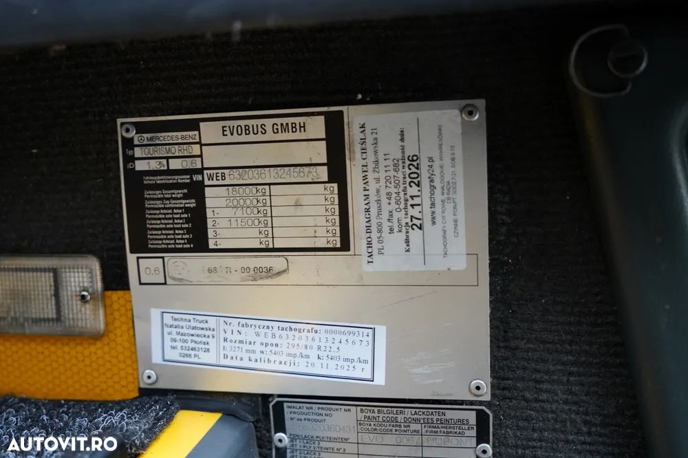 Mercedes-Benz TOURISMO RHD / EURO 5 / 12 METRI / - 39