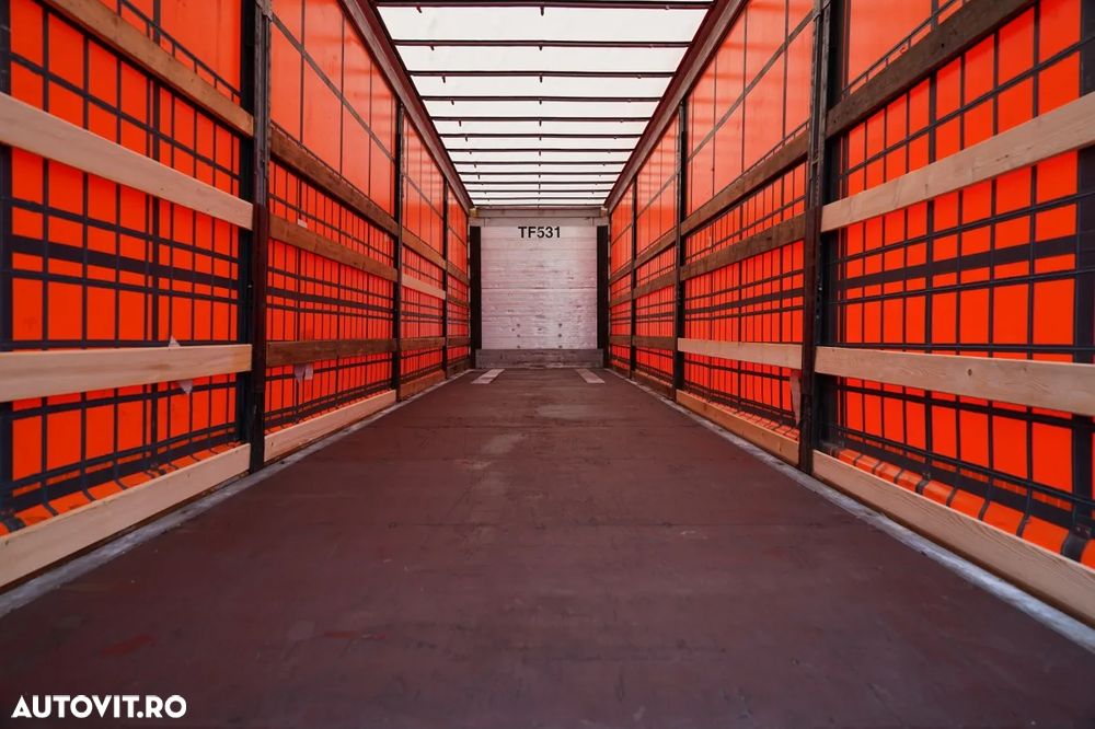 Schmitz Cargobull CORTINĂ / MEGA / PLATĂ JOSĂ / PUNTE RASĂ / ACOPERIȘ RASĂ / ACOPERIȘ RASĂ /  PRELATĂ ARMATĂ - 15