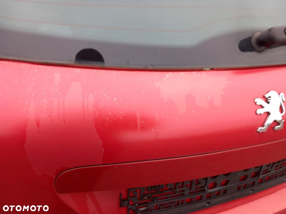 PEUGEOT 207 KLAPA BAGAŻNIKA TYLNA TYŁ KOLOR: EKQ - 5
