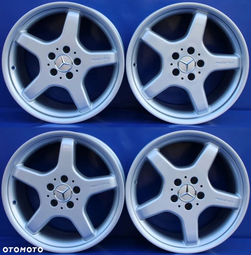 4x Felgi aluminiowe 18" AMG komplet alufelgi OE Mercedes SL R230 W230 - 1