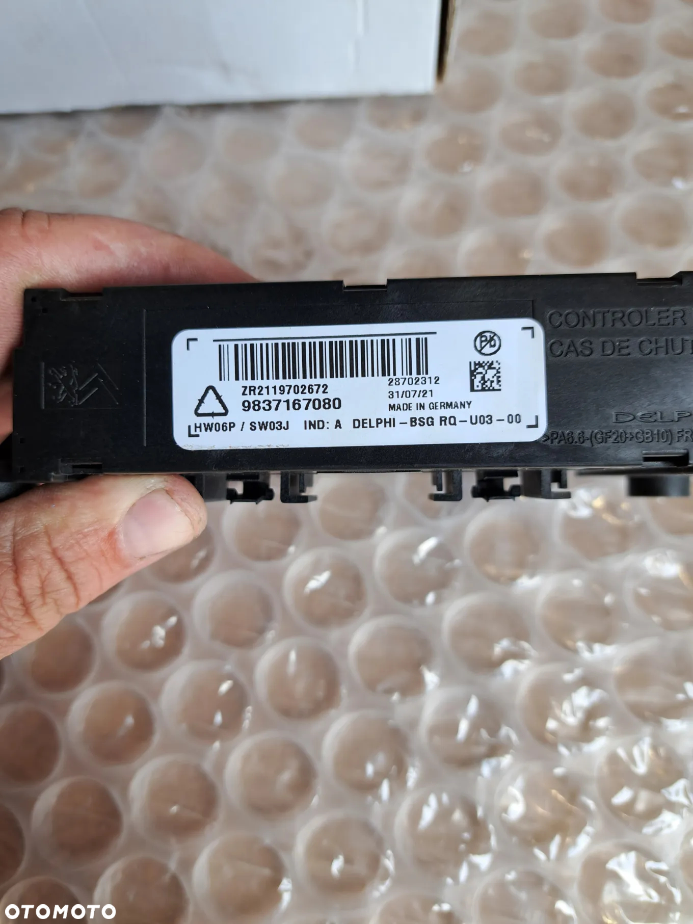 Moduł Wiązka Haka Holowniczego Opel Combo E Peugeot Partner III Rifter Citroën Berlingo III 1680089380 9837167080 - 6