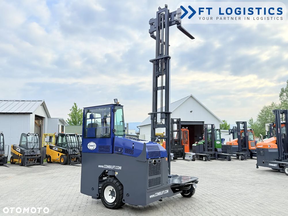 Combilift WÓZEK CZTEROKIERUNKOWY - WIELOKIERUNKOWY | COMBILIFT C4500S | GAS | TRIPLEX 5550MM | POZYCJONER WIDEŁ | WOLNY SKOK | NOWE OPONY | PO SERWISIE | STAN IDEALNY | Szeroka oferta wózków czterokierunkowych i bocznych, dopasowanych do różnorodnych potrzeb i zastosowań - 40