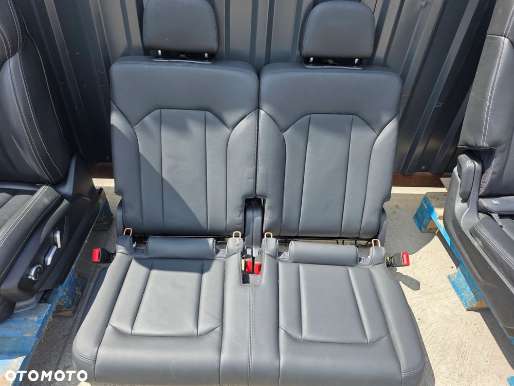 FOTEL FOTELE AUDI Q7 4M 7 OSÓB S LINE PRZÓD TYŁ GRZANY PEŁNA ELEKTRYKA ! - 8