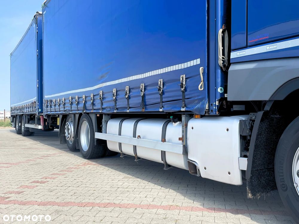 DAF XF 480 / ZESTAW TANDEM 120 M3 / PRZEJAZDOWY / 7,75 M + 7,75 M / SALON PL - 8