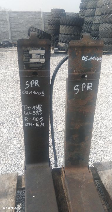 [135 , 40,5 , 57,5 , 5,5] WIDŁY HYDRAULICZNE ROZSUWANE WYSUWANE [OS 11005] JCB LINDE HYSTER MANITOU TOYOTA HYUNDAI - 2